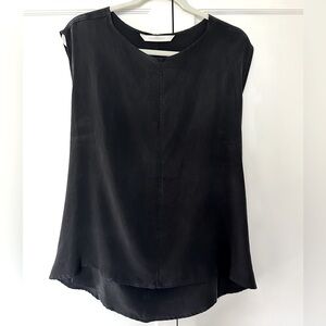 Black Sleeveless Women's Top